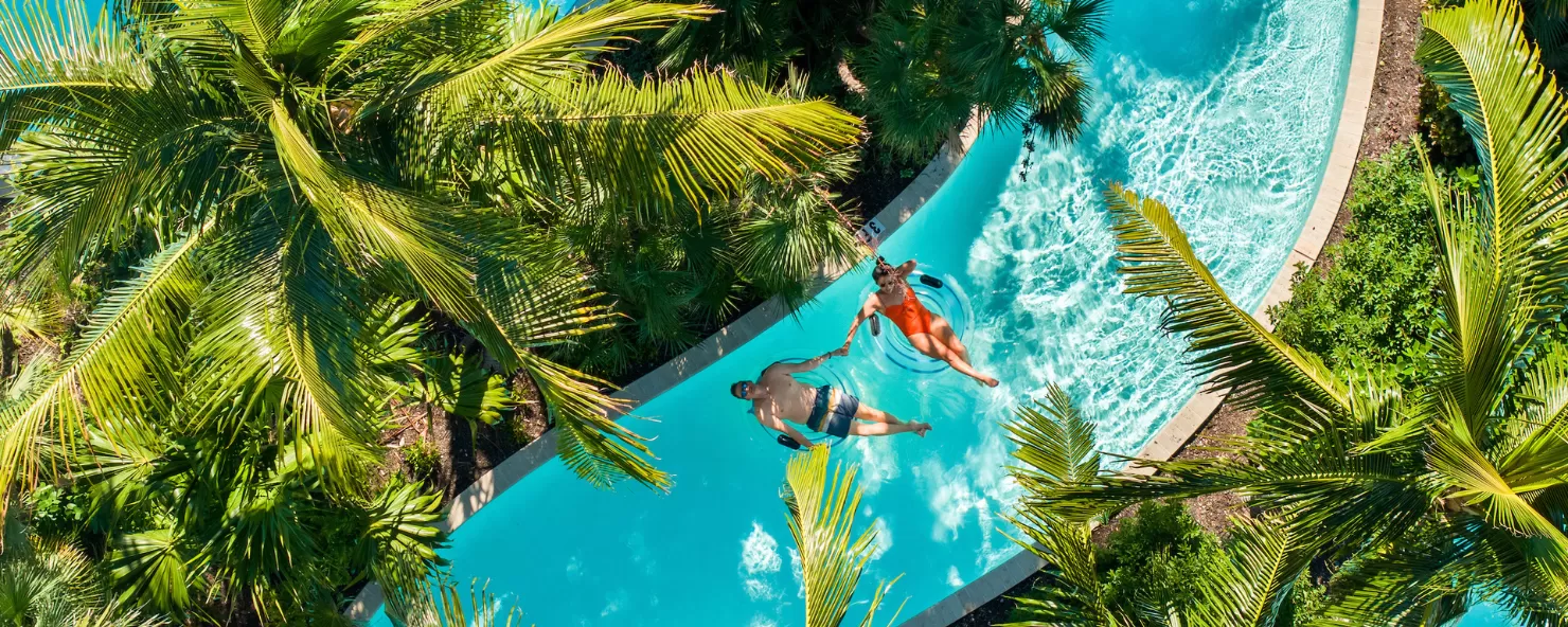 Lazy river at the Hyatt Regency Coconut Point